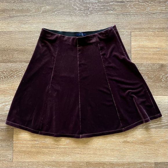 GAP Dresses & Skirts - Gap Purple Velvet Skirt